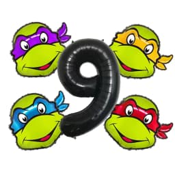 Teenage Mutant Ninja Turtles Latex & Foil Balloons Kids Birthday Party Baby Shower Decoration