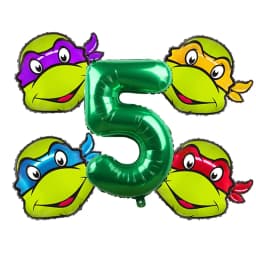 Teenage Mutant Ninja Turtles Latex & Foil Balloons Kids Birthday Party Baby Shower Decoration
