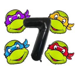 Teenage Mutant Ninja Turtles Latex & Foil Balloons Kids Birthday Party Baby Shower Decoration