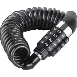 Motorcycle Bicycle Anti-Theft Chain 4-Digit Password Combination Helmet Lock Safety Portable Cable Lock Durable Wire Rope