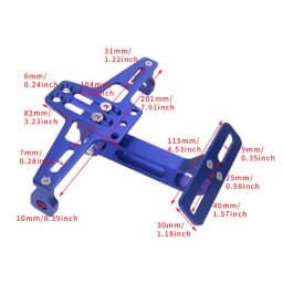 Motorcycle Rear License Plate Mount Holder Aluminum Alloy Bracket Motorcycle Universal Accessories Motorcycle Modification Parts