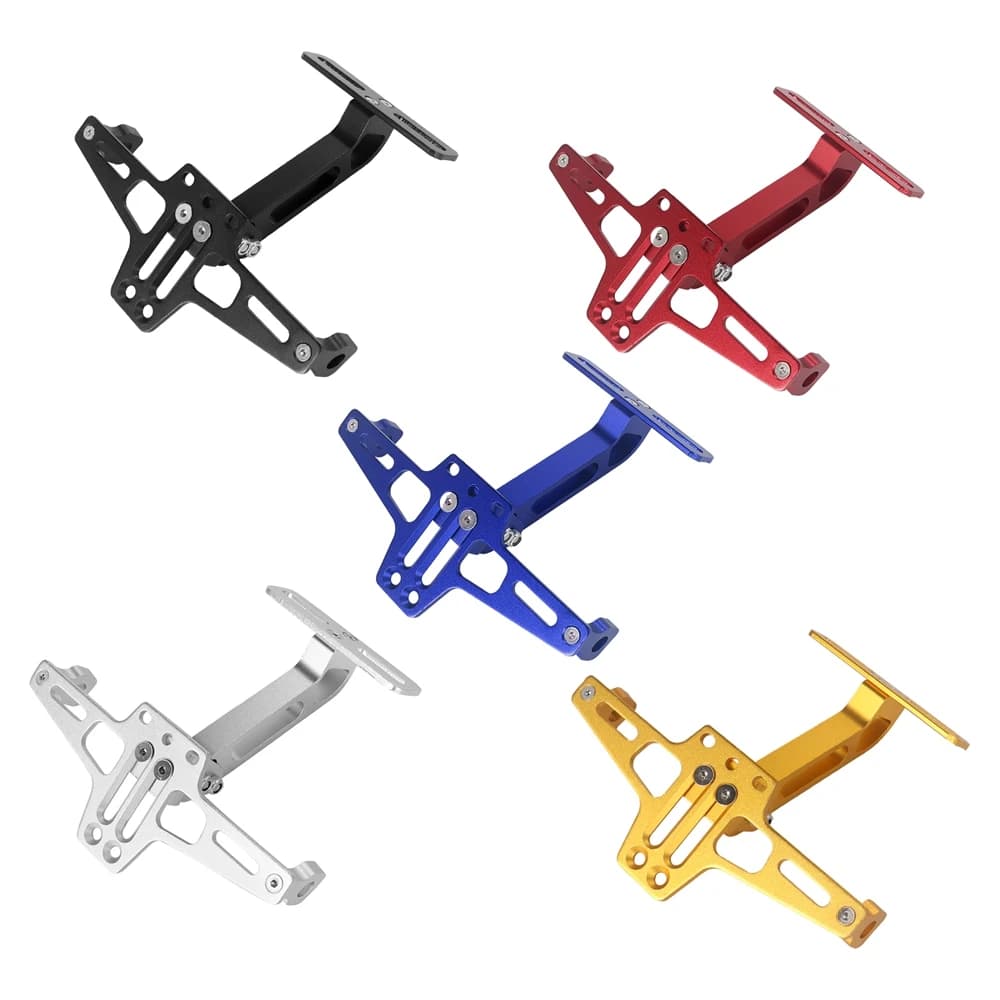 Motorcycle Rear License Plate Mount Holder Aluminum Alloy Bracket Motorcycle Universal Accessories Motorcycle Modification Parts