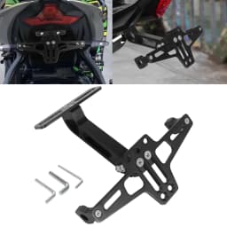Motorcycle Rear License Plate Mount Holder Aluminum Alloy Bracket Motorcycle Universal Accessories Motorcycle Modification Parts