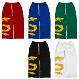 Y2K Anime High Street Cosmetic Print Wide-Leg Trousers Trendy Daily Streetwear for Women And Children Fashionable Casual Pants