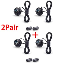Outdoor Sports Shoe Laces Easy Installation Swivel Buckle Laces Sneakers Thick Rope Automatic Shoelace Shoe Accessories