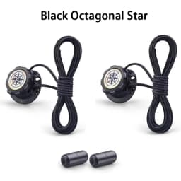 Outdoor Sports Shoe Laces Easy Installation Swivel Buckle Laces Sneakers Thick Rope Automatic Shoelace Shoe Accessories