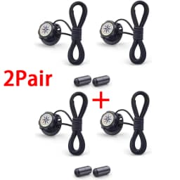 Outdoor Sports Shoe Laces Easy Installation Swivel Buckle Laces Sneakers Thick Rope Automatic Shoelace Shoe Accessories