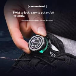 Outdoor Sports Shoe Laces Easy Installation Swivel Buckle Laces Sneakers Thick Rope Automatic Shoelace Shoe Accessories