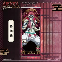 Demon Slayer Wall Scroll Cartoon Akaza Poster Wall Decoration Long Scroll Style Anime Merchandise Holiday Gift Trendy Toy