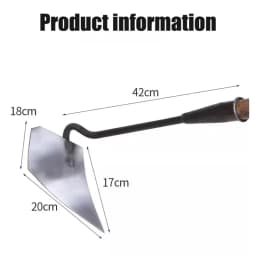 Durable Farm Tools and Gardening Tools High-toughness Agricultural Triangular Hoe Multi-purpose Hoe for Digging , Soil Loosening