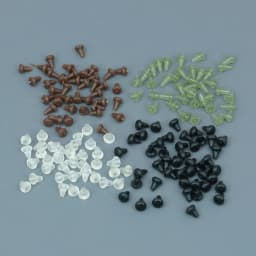Hirisi 50pcs Fishing Hook Stoppers Set, Soft Rubber Terminal Rigs for Carp Fishing Tackle 4 Colors Terminal Tackle Accessories