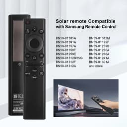 BN59-01385A Solar Voice Remote for Samsung TV Remotes Replacement with Bluetooth Rechargeable Solar Cell Fit for Samsung Remote