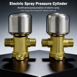 Removable Sprayer Pressure Cylinder Full Copper High Pressure Electric Sprayer Air Tank Corrosion-Resistant Booster Pressure