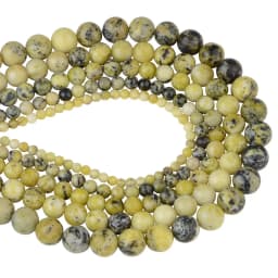 4 6 8 10 12mm Natural Stone Beads Lava Amazonite Agates Amethysts Turuoqises Round Loose Beads For DIY Making Bracelets Jewelry