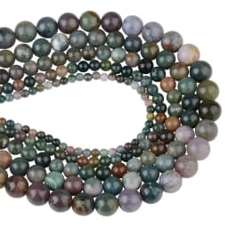 4 6 8 10 12mm Natural Stone Beads Lava Amazonite Agates Amethysts Turuoqises Round Loose Beads For DIY Making Bracelets Jewelry