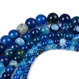4 6 8 10 12mm Natural Stone Beads Lava Amazonite Agates Amethysts Turuoqises Round Loose Beads For DIY Making Bracelets Jewelry