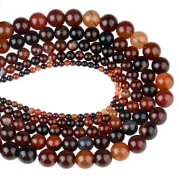 4 6 8 10 12mm Natural Stone Beads Lava Amazonite Agates Amethysts Turuoqises Round Loose Beads For DIY Making Bracelets Jewelry