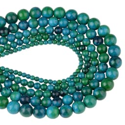 4 6 8 10 12mm Natural Stone Beads Lava Amazonite Agates Amethysts Turuoqises Round Loose Beads For DIY Making Bracelets Jewelry