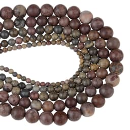 4 6 8 10 12mm Natural Stone Beads Lava Amazonite Agates Amethysts Turuoqises Round Loose Beads For DIY Making Bracelets Jewelry