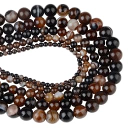 4 6 8 10 12mm Natural Stone Beads Lava Amazonite Agates Amethysts Turuoqises Round Loose Beads For DIY Making Bracelets Jewelry