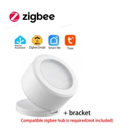 Tuya ZigBee Smart Light Sensor Luminance Illumination Brightness Detector Battery Operated Support Home Assistant Zigbee2mqtt