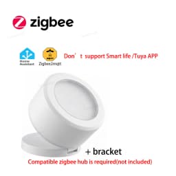 Tuya ZigBee Smart Light Sensor Luminance Illumination Brightness Detector Battery Operated Support Home Assistant Zigbee2mqtt