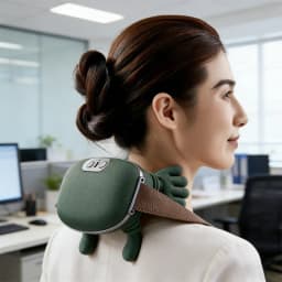 New Shoulder and Neck Massager, Fully Automatic Charging Finger Press Hand Massager (Without Heating)