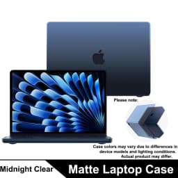 Matte Case For MacBook Air 13.6-inch (M5/M4/M3/M2, 2022–2026 A3449 A3240 A3113 A2681), Protective Matte Cover for Mac Air 13.6