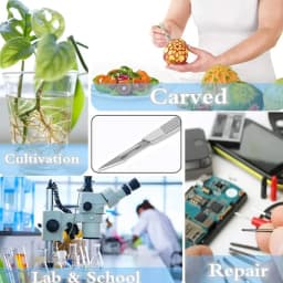 Industrial Carbon Steel Scalpel Blades Handle Scalpel for Biology Anatomy Practicing DIY Cutting Tool PCB Repair Sculpting