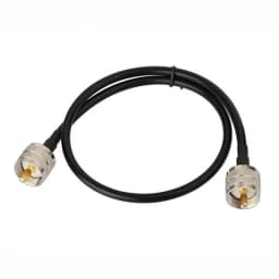 JX Store RF Coaxial Cable UHF Male to Male Connector UHF PL259 Male to UHF Male PL259 RG58 Pigtail Cable 30cm-20m