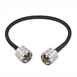 JX Store RF Coaxial Cable UHF Male to Male Connector UHF PL259 Male to UHF Male PL259 RG58 Pigtail Cable 30cm-20m