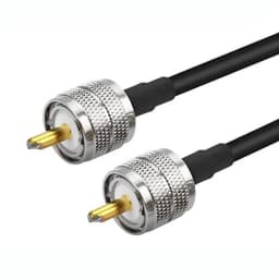 JX Store RF Coaxial Cable UHF Male to Male Connector UHF PL259 Male to UHF Male PL259 RG58 Pigtail Cable 30cm-20m