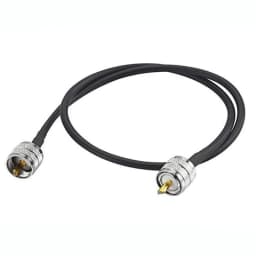 JX Store RF Coaxial Cable UHF Male to Male Connector UHF PL259 Male to UHF Male PL259 RG58 Pigtail Cable 30cm-20m