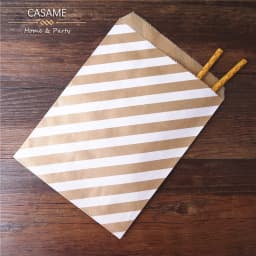 50pcs/ Lot treat candy bag high quality Party Favor Paper Bags Chevron Polka Dot Stripe Printed Paper craft Bags Bakery Bags