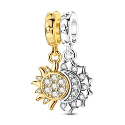 Hot 925 Sterling Silver Gold Charm Bead Pendant Airplane Elephant Heart Box Charm Fit Original Bracelet Woman DIY Jewelry Gift