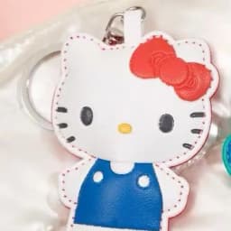 New Japanese Cute Sanrio Cartoon Leather Pinch Keyring Jade Guigou Melody Hello Kitty Melody High Beauty Pendant