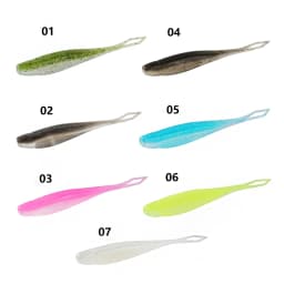 SUNMILE Shad Soft Jerkbait 80mm120mmTPE Floating Fluke Softbait ,Soft Lure For Feshwater Or Saltwater Bass Artificial