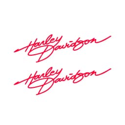 Harley Davidson Signature Motorcycle Personalized Creative Helmet Stickers Fuel Tank Retro Decoration English Stickers Accessory