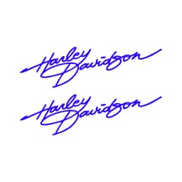 Harley Davidson Signature Motorcycle Personalized Creative Helmet Stickers Fuel Tank Retro Decoration English Stickers Accessory