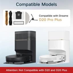 Dreame D20 Pro Plus / D20 Pro Accessories Main Brush Hepa Filter Dust Bag Mop Cloth Replacement Parts