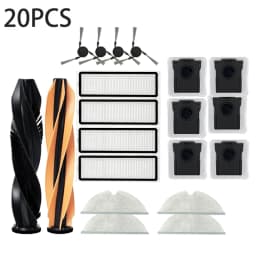 Dreame D20 Pro Plus / D20 Pro Accessories Main Brush Hepa Filter Dust Bag Mop Cloth Replacement Parts