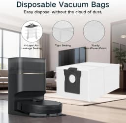 Dreame D20 Pro Plus / D20 Pro Accessories Main Brush Hepa Filter Dust Bag Mop Cloth Replacement Parts