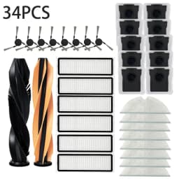 Dreame D20 Pro Plus / D20 Pro Accessories Main Brush Hepa Filter Dust Bag Mop Cloth Replacement Parts