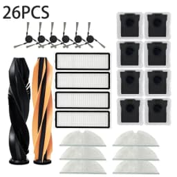 Dreame D20 Pro Plus / D20 Pro Accessories Main Brush Hepa Filter Dust Bag Mop Cloth Replacement Parts