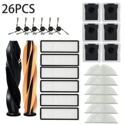 Dreame D20 Pro Plus / D20 Pro Accessories Main Brush Hepa Filter Dust Bag Mop Cloth Replacement Parts