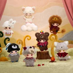 【EU EXCLD】POP MART DIMOO The Secret Theatre Club Series-Vinyl Plush Pendant Blind Box 1/6PCS Collectable Figure Cute Gift