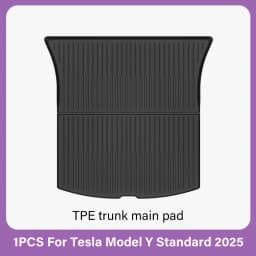 TPE Car Floor Mats for New Tesla Model Y Standard 2025+ Waterproof Cargo Liner Non-Slip Trunk Mats Foot Pads Luggage Mat ModelY