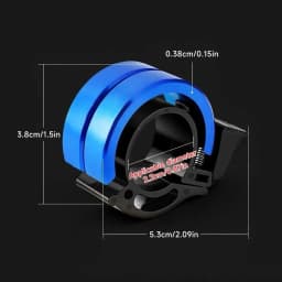 Bicycle Safety Bell Invisible Universal Adult Compact Durable Bell Super Loud Mountain Bike Cycling Sports And Outdoors Bell