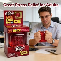 Trending Nee Doh Jellyfish & Cube Squish Toy, Soft Jelly Squeeze Stress Relief Fidget Toy, Sensory NeeDoh for Kids & Adults