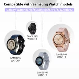 Magnetic Wireless Charger For SAMSUNG Galaxy Watch8/7/6Classic/5 Pro 4/3/2Active USB-C Fast Charging Stand Fast Charging Dock
